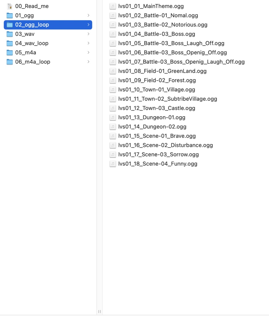 【BGM素材集】ファンタジーRPG -森の国編- (Loop ogg & Loop m4a & Loop wav)