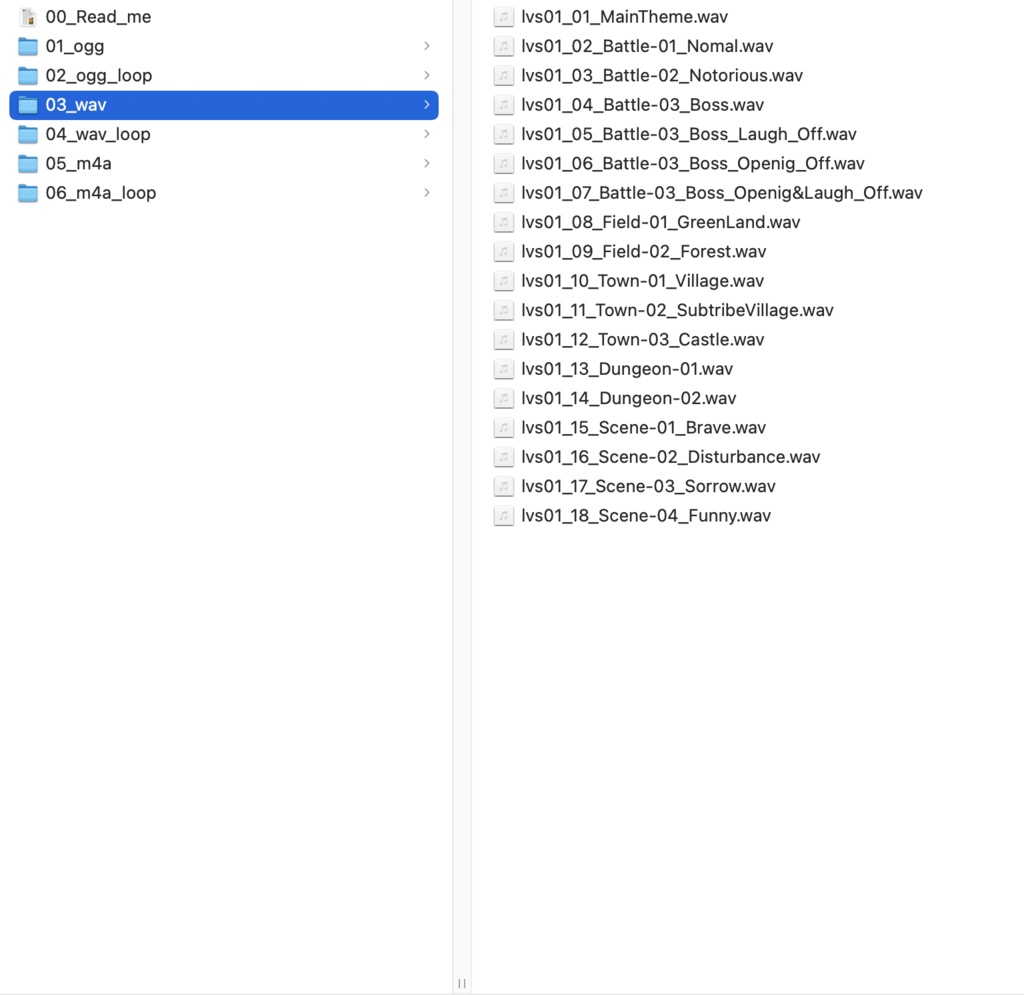 【BGM素材集】ファンタジーRPG -森の国編- (Loop ogg & Loop m4a & Loop wav)