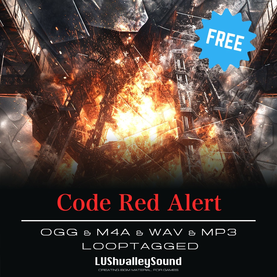 【無料配布】Code Red Alert【BGM素材】