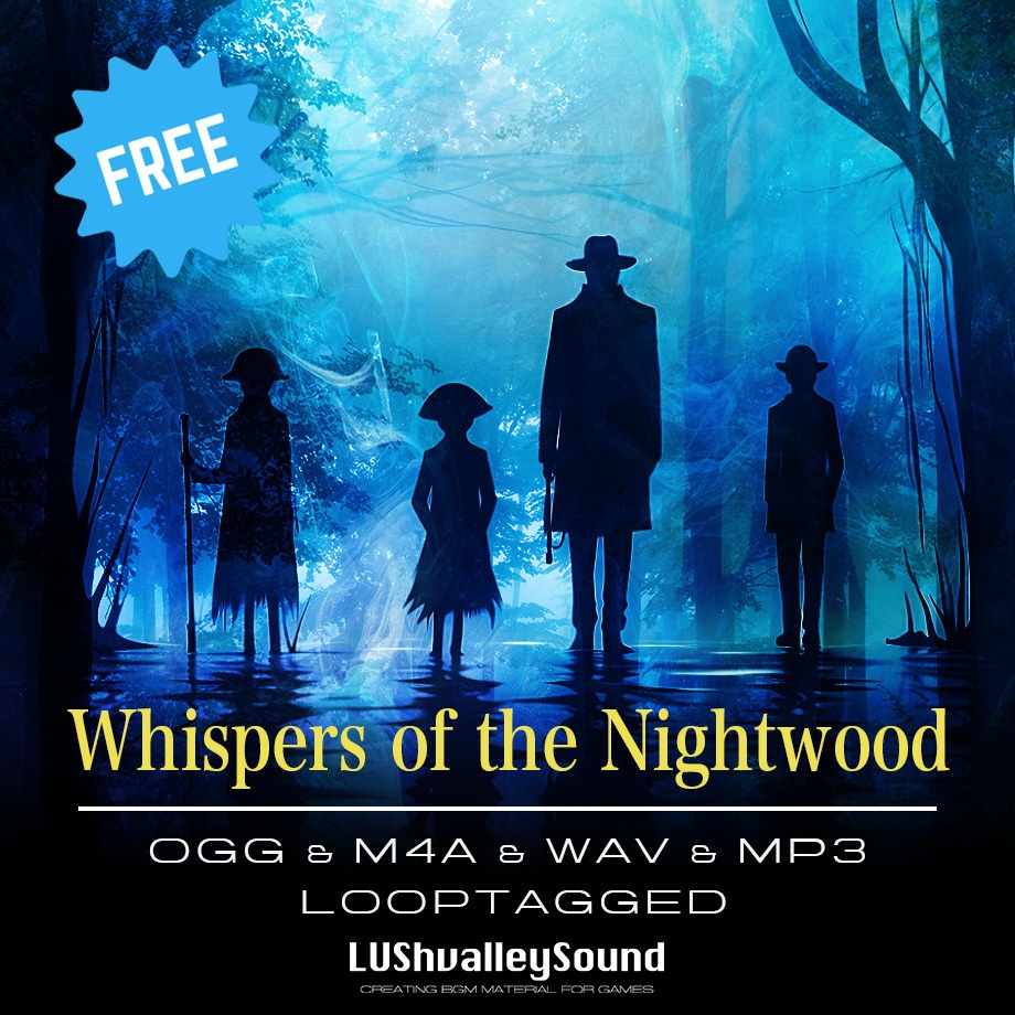 【無料配布】Whispers of the Nightwood【BGM素材】