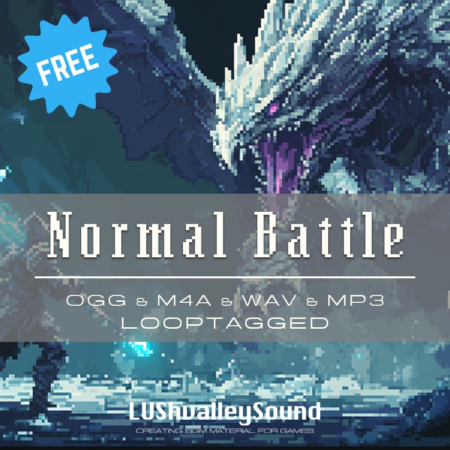 【フリーBGM素材・スーファミ風音源】Normal Battle -SFC-【ループタグ】