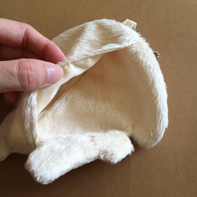 もふいぬティッシュケース アイボリー