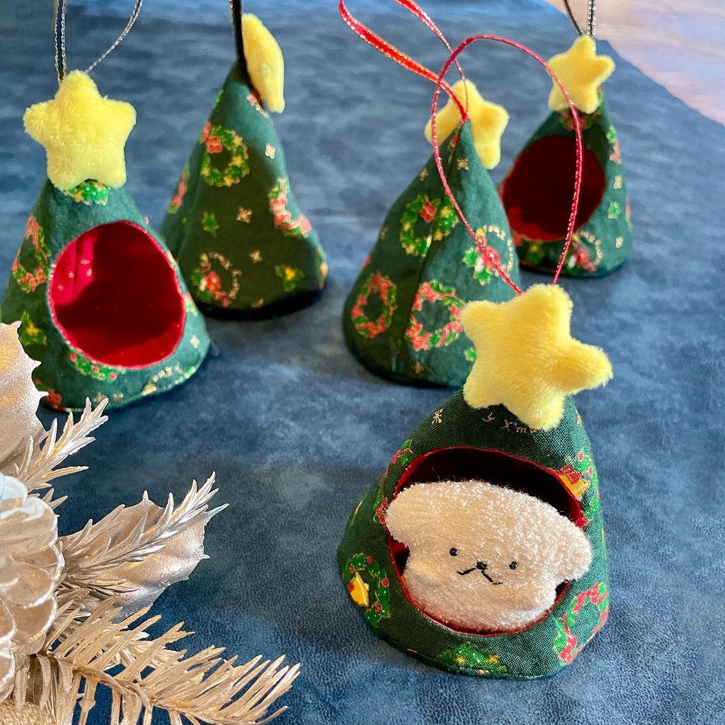 マメもふ用クリスマスツリーハウス