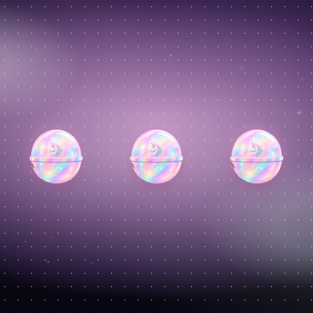 【OBS素材】配信締めエンドロール Endroll Yumekawa v1.0|わんコメ連携|ゆめかわ・虹色ホログラム
