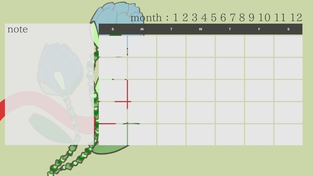 オリジナル手帳『Flower*Girl』