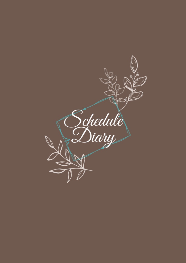 オリジナル手帳『Schedule Diary』