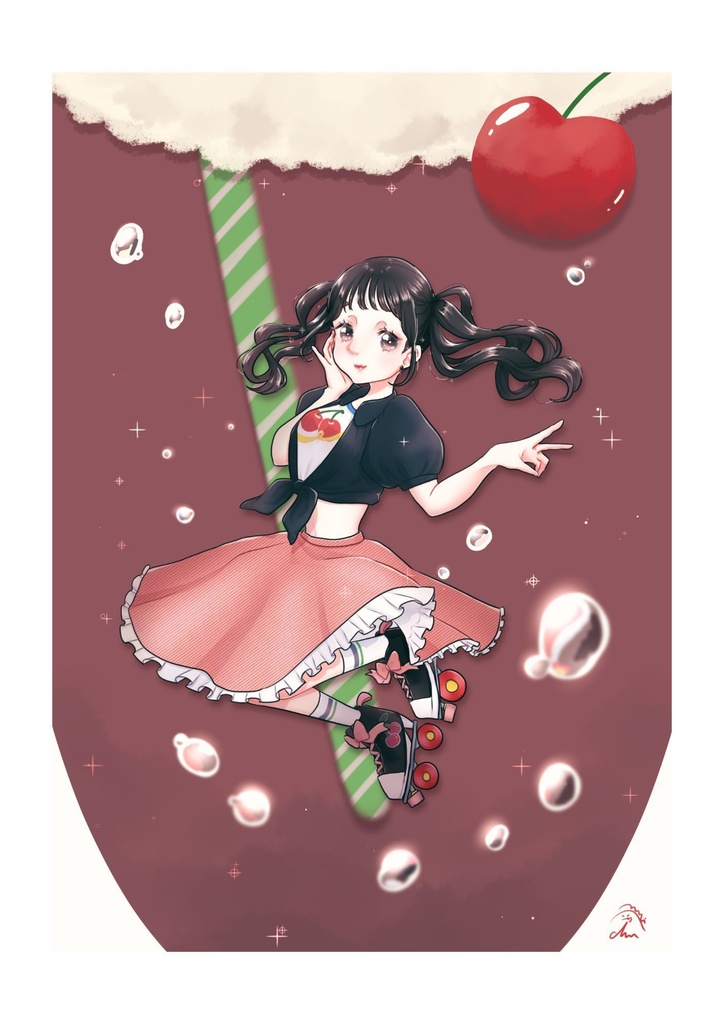 【紙媒体】オリジナル手帳『こーらふろーとがーる』