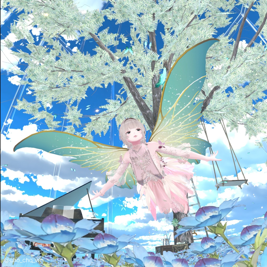【5アバター対応】Butterfly Wing Set