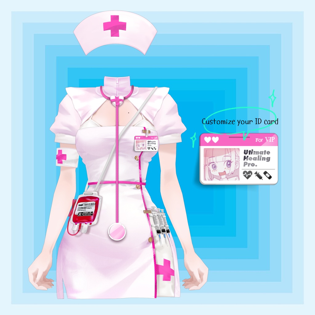 【Live2D】Nurse Uniform Set