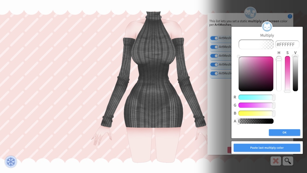 【Live2D】Apron Dress