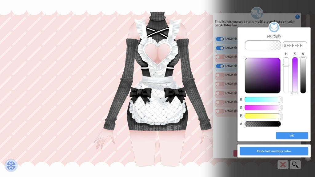 【Live2D】Apron Dress