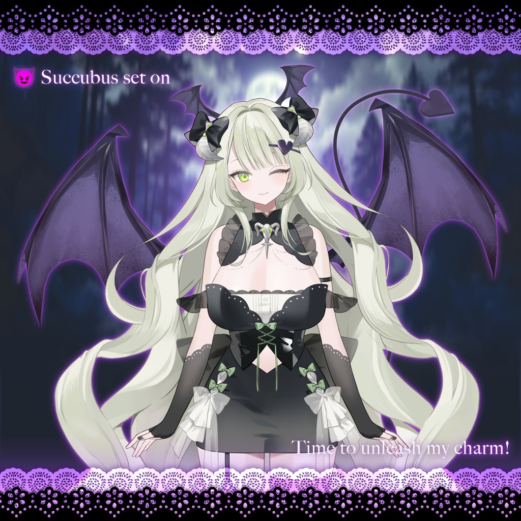 【Live2D】Succubus Wings Set