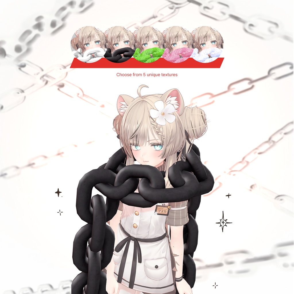 【8アバター対応】Chain Muffler