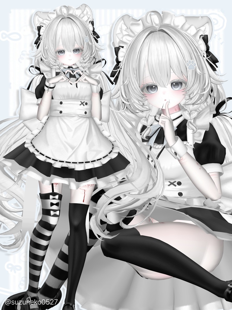 【6アバター対応】Mini Maid Set