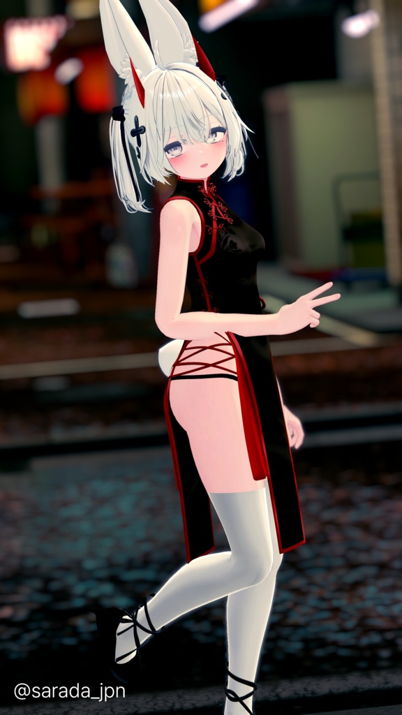 【9アバター対応】Qipao/Cheongsam Dress