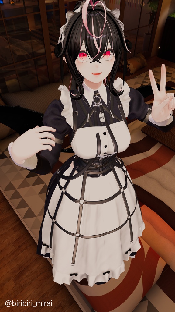 【12アバター対応】Harness Maid Set