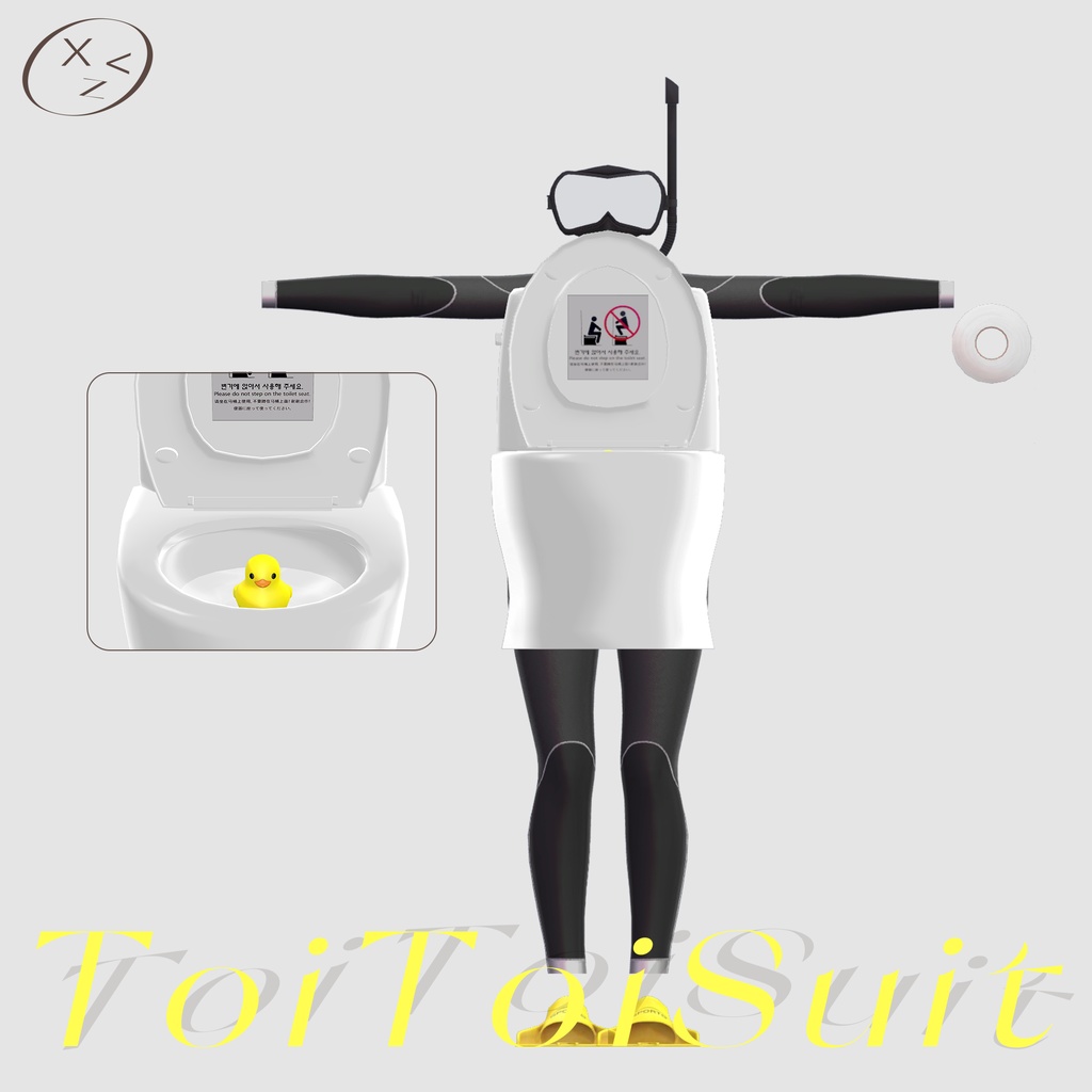 【11アバター対応】Toilet Diver Set