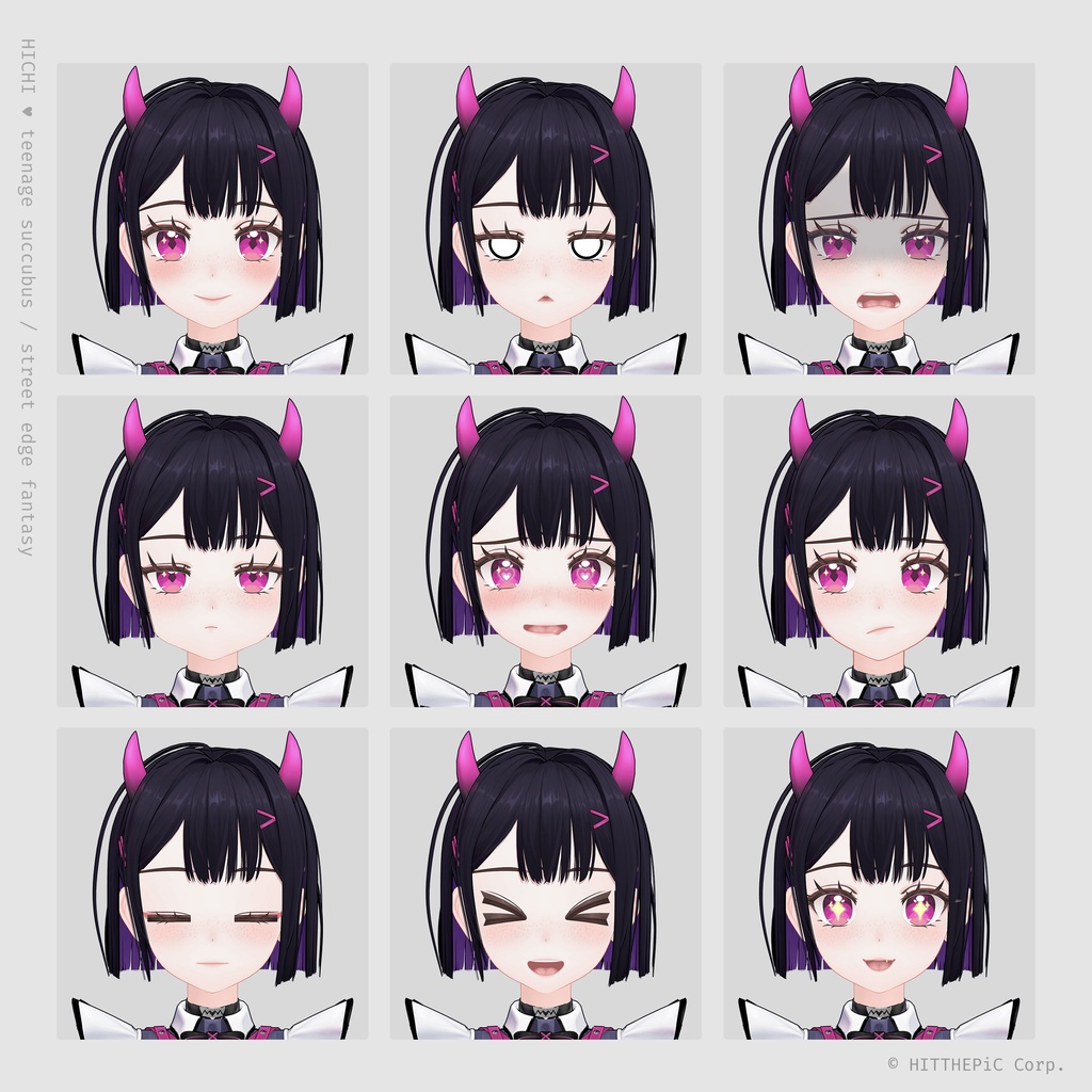 オリジナル3Dモデル「ヒッチ」- Hichi