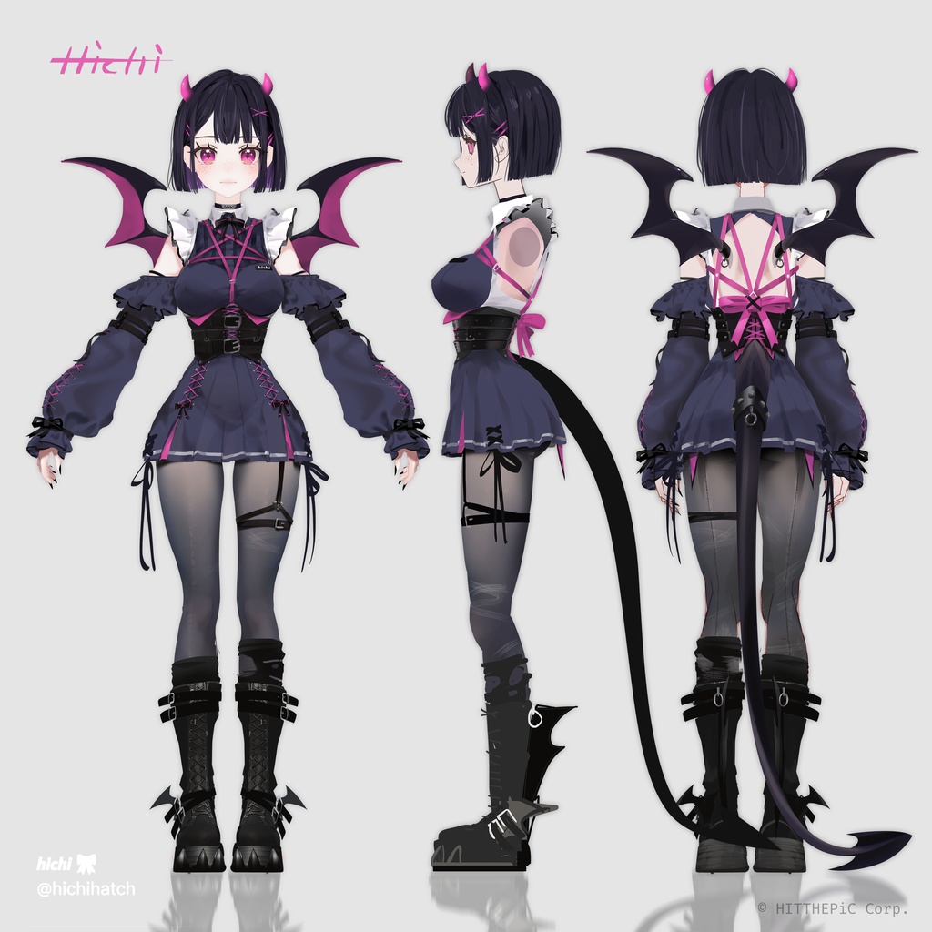 オリジナル3Dモデル「ヒッチ」- Hichi