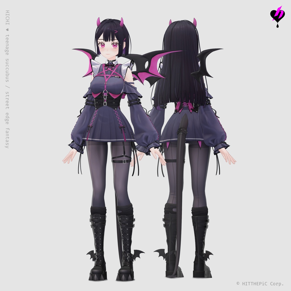 オリジナル3Dモデル「ヒッチ」- Hichi