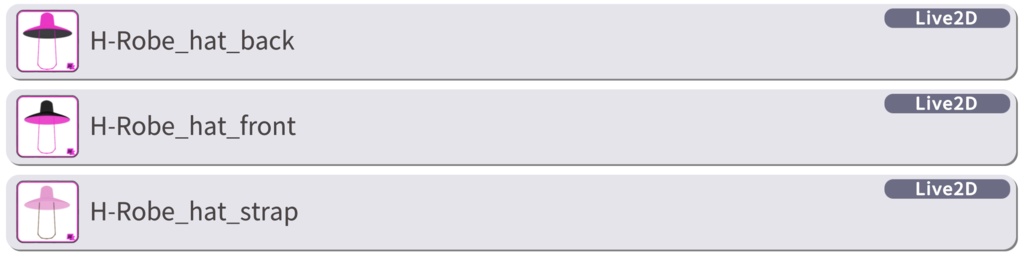 【Live2D】Shadowbind K-Robe Setup