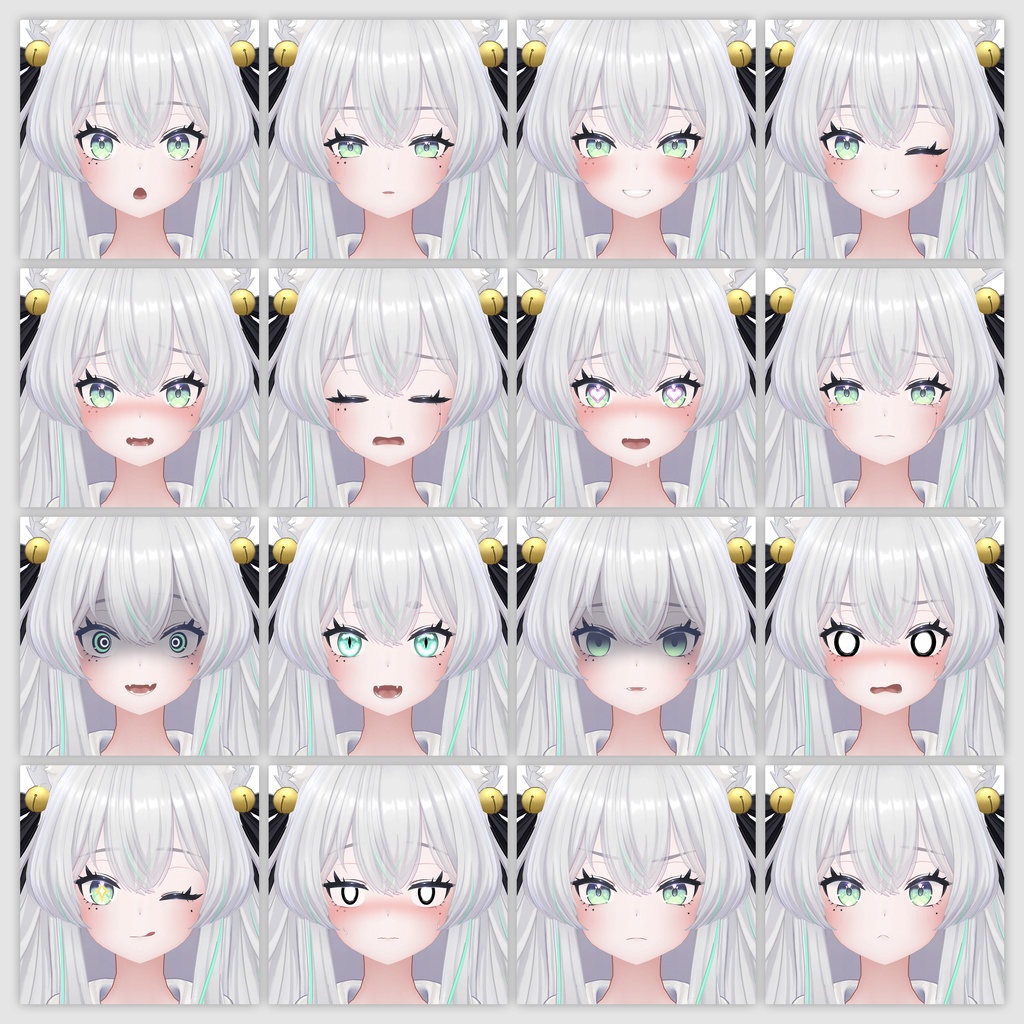 オリジナル3Dモデル「シロネ」- Sirone