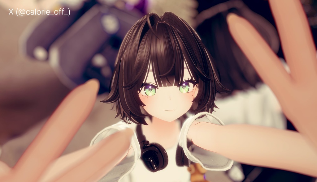 オリジナル3Dモデル「シロネ」- Sirone