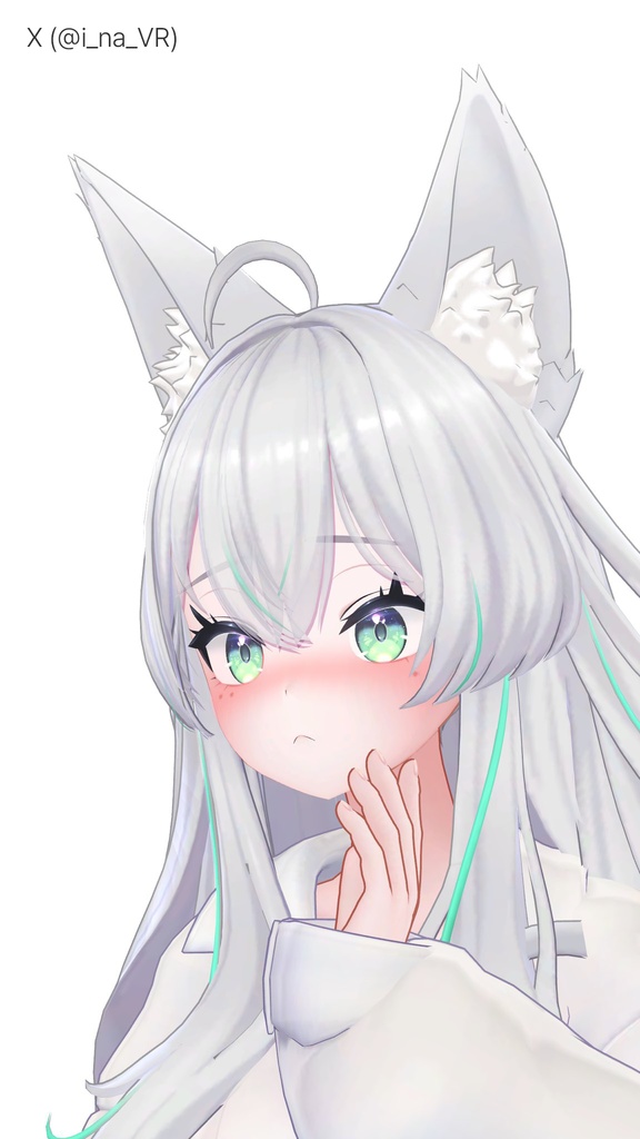 オリジナル3Dモデル「シロネ」- Sirone