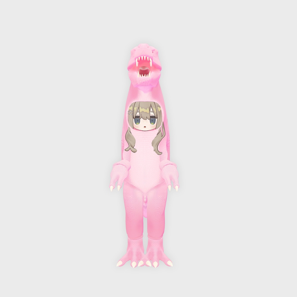 【13アバター対応】Dinosaur Suit