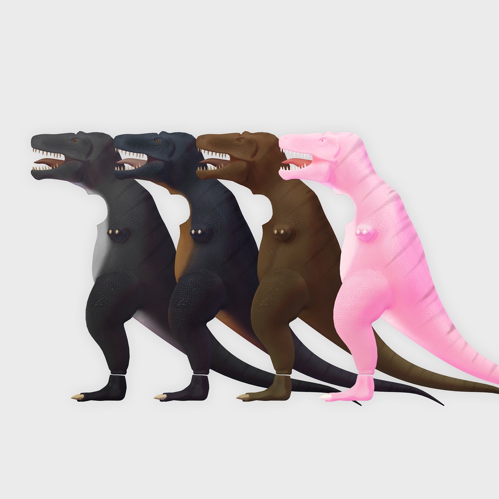 【13アバター対応】Dinosaur Suit