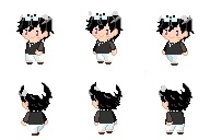 せいもに専用ピクリエアバター 色んな髪型のセイくん