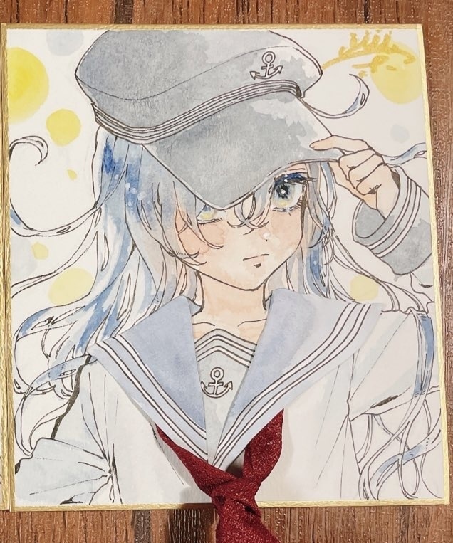 艦これギミック色紙(響)