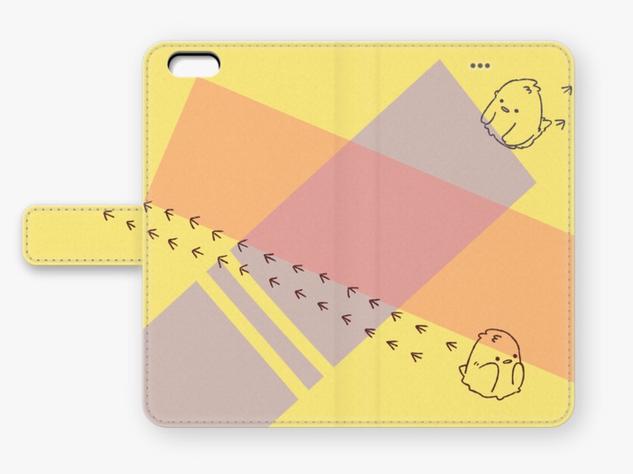 手帳トリ黄色(6+)