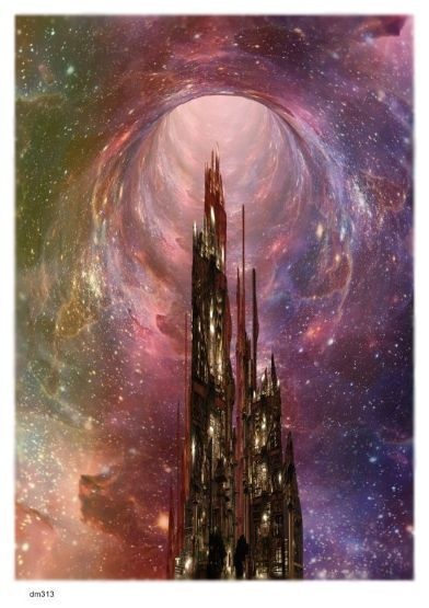 画像 313 宇宙ホール 現代美術 アート ポスター素材 幻想 SF ファンタジー 空想 ブラックホール 銀河 スター 星 スペース 星雲