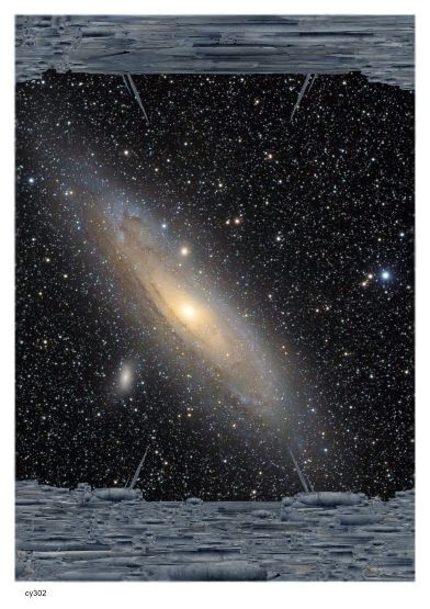 画像 302 銀河 現代美術 アート ポスター素材 ギャラクシー 宇宙 星雲 ネビュラ 幻想 SF ファンタジー スター 星