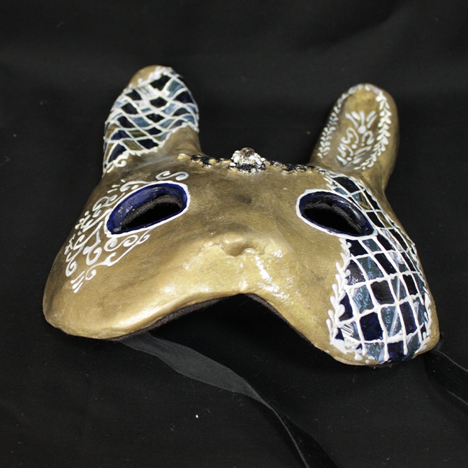 うさぎ仮面 〜ゴールド&ネイビー〜