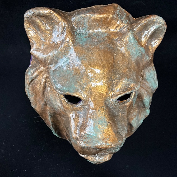 ライオン仮面〜青銅色〜