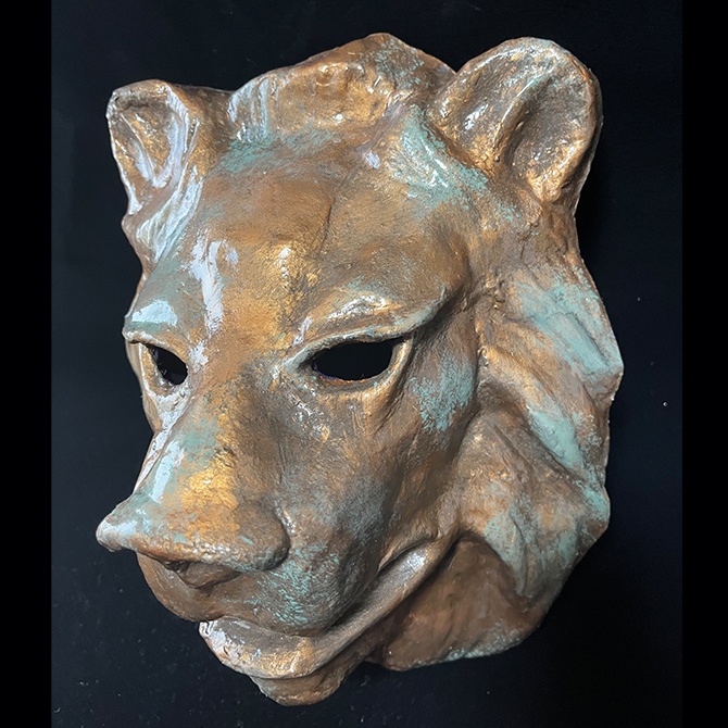ライオン仮面〜青銅色〜