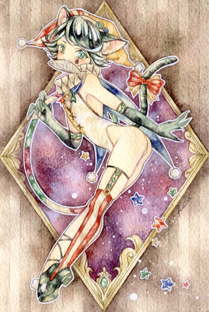 原画『Pierrot cat』
