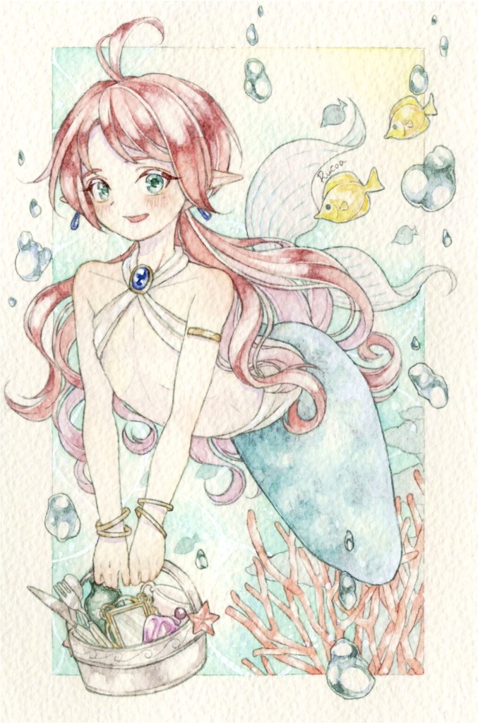 原画『人魚の楽しみ』