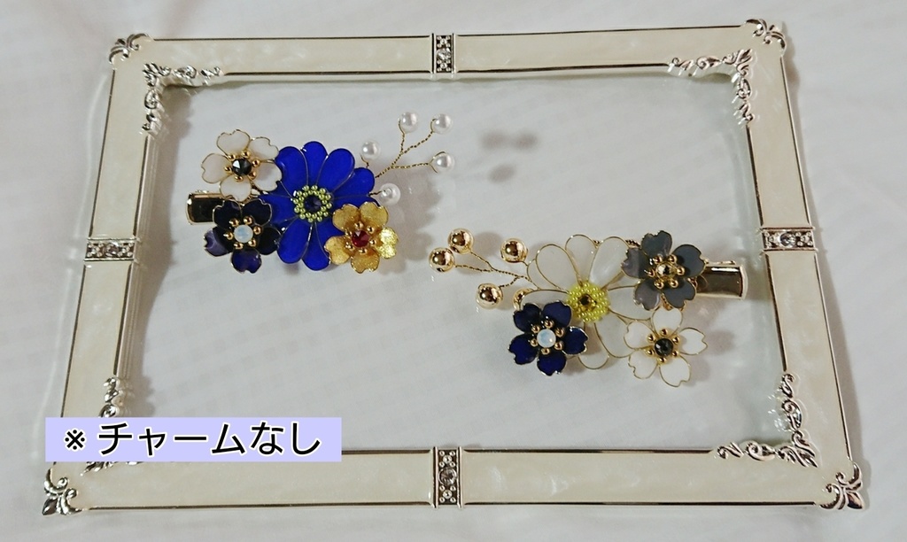 三日月・鶴丸 ヘアクリップ