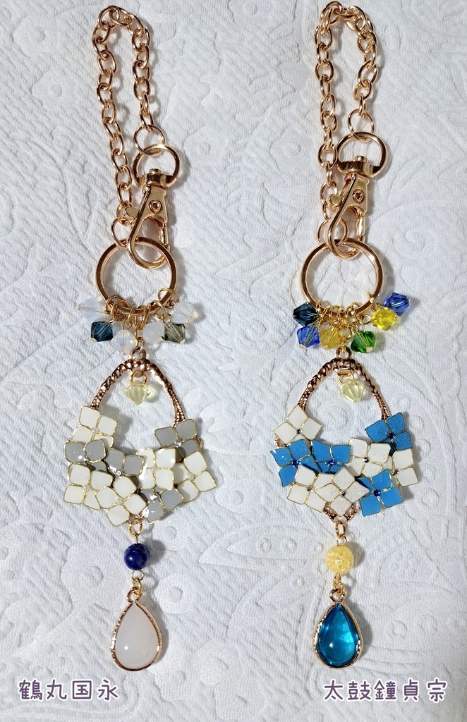 バッグチャーム《紫陽花》