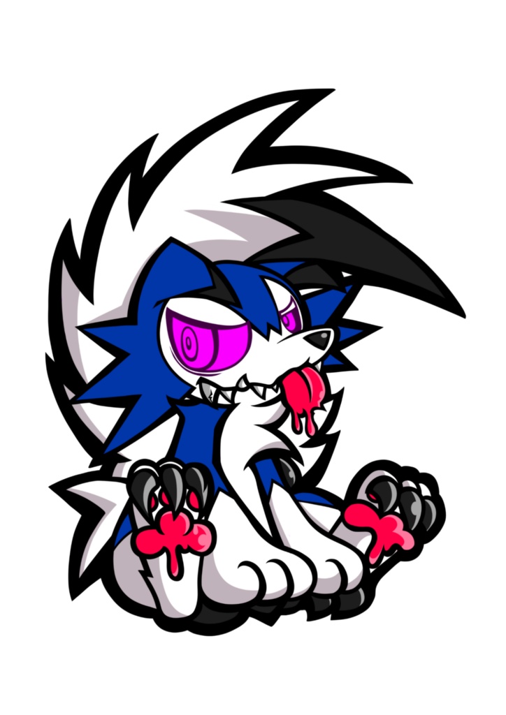 青ルガルガン★ステッカー