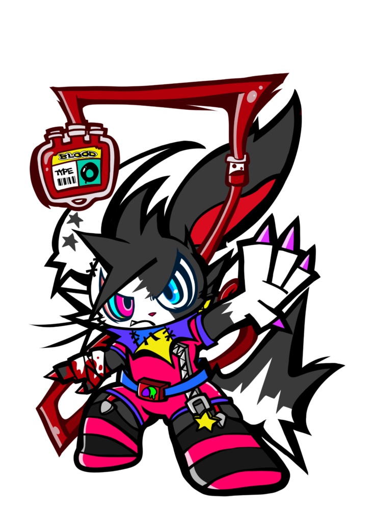 bloody blood★ステッカー