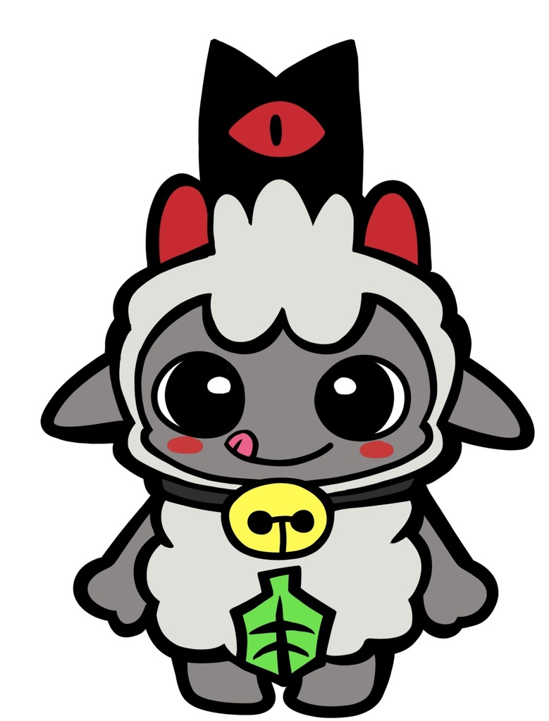 【ステッカー】はだか子羊