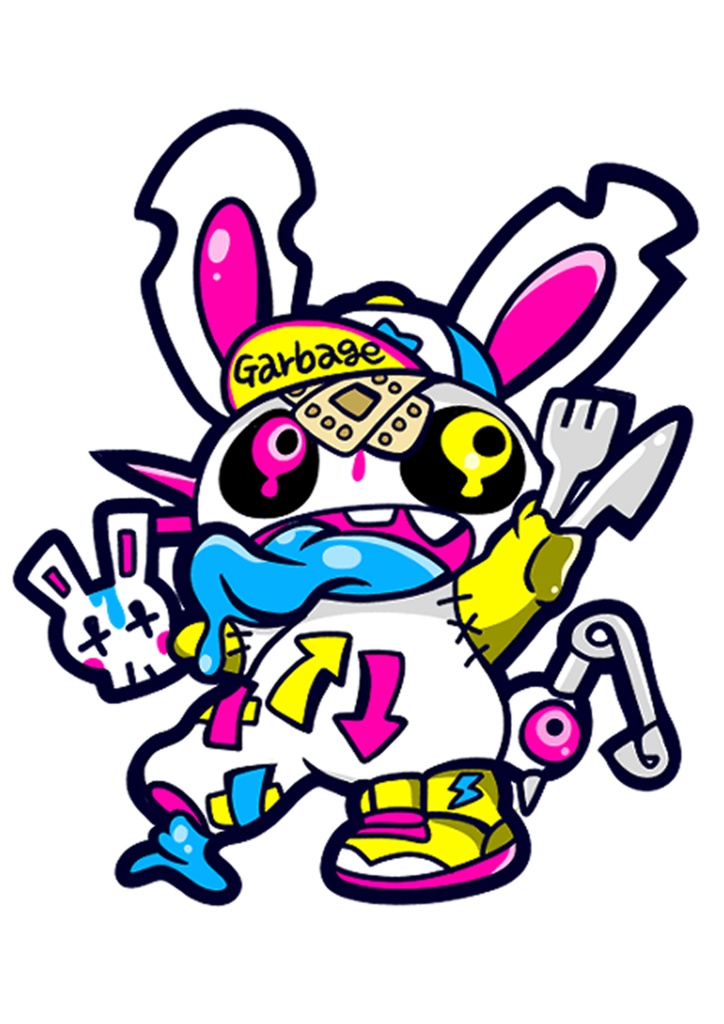 【10cmステッカー】Garbage