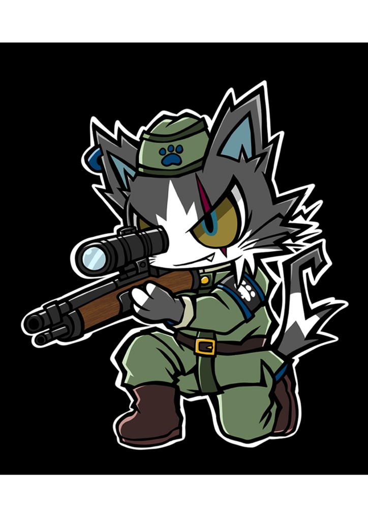 【アクリルキーホルダー】SD/狙撃兵さん