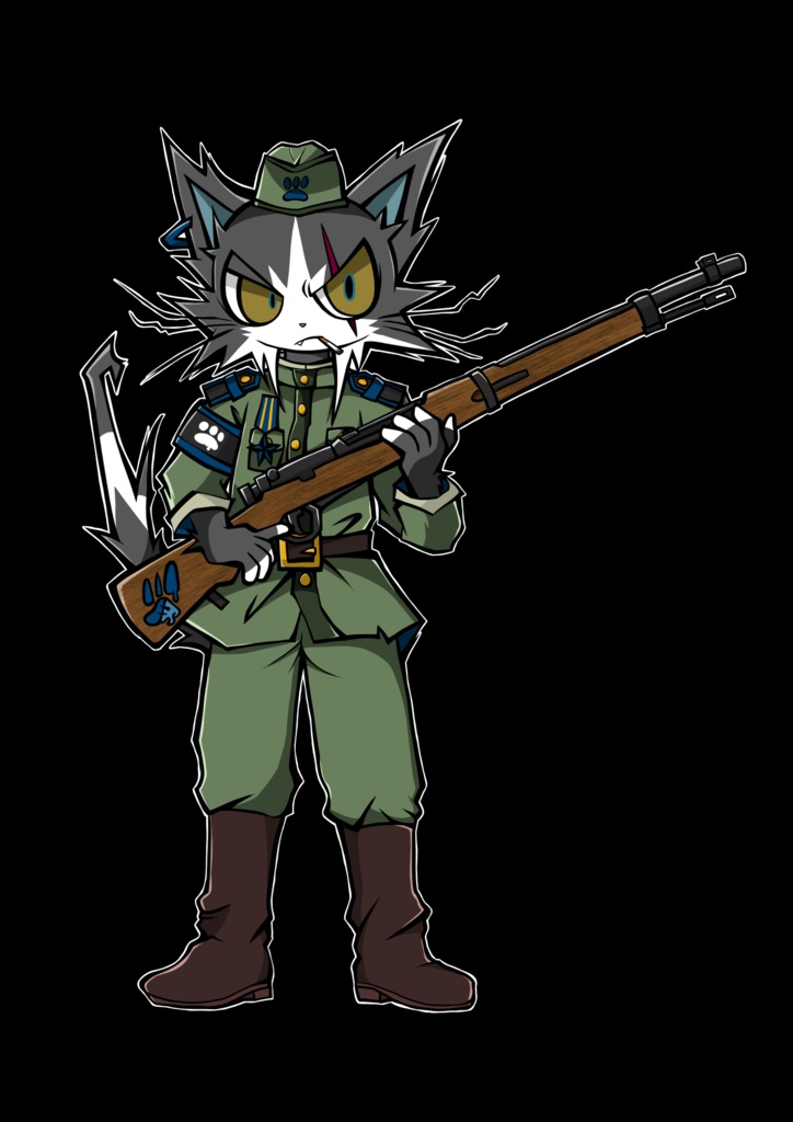 【アクリルスタンド】等身/狙撃兵さん