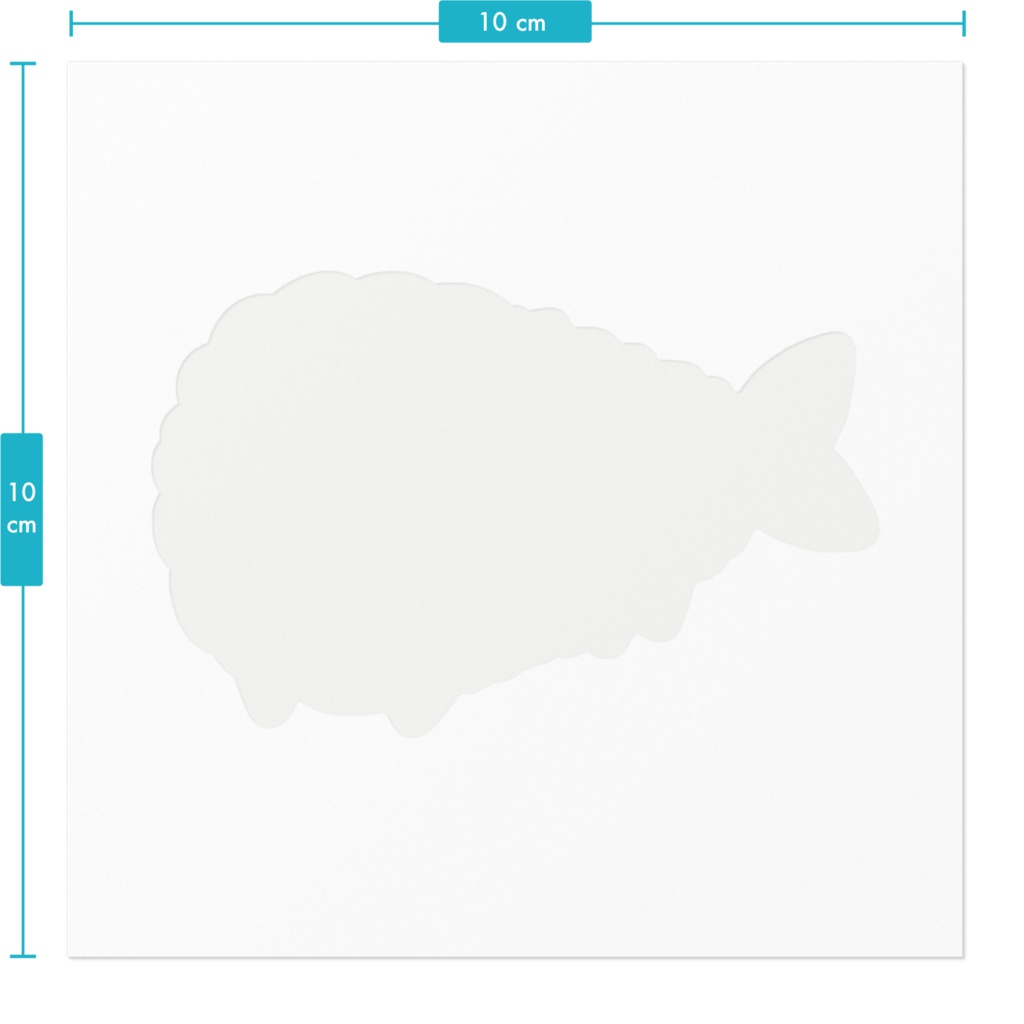 えびふらいおんステッカー 夏色まつり