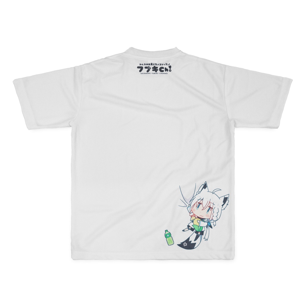 狐じゃい!フルグラフィックTシャツ(L) 白上フブキ